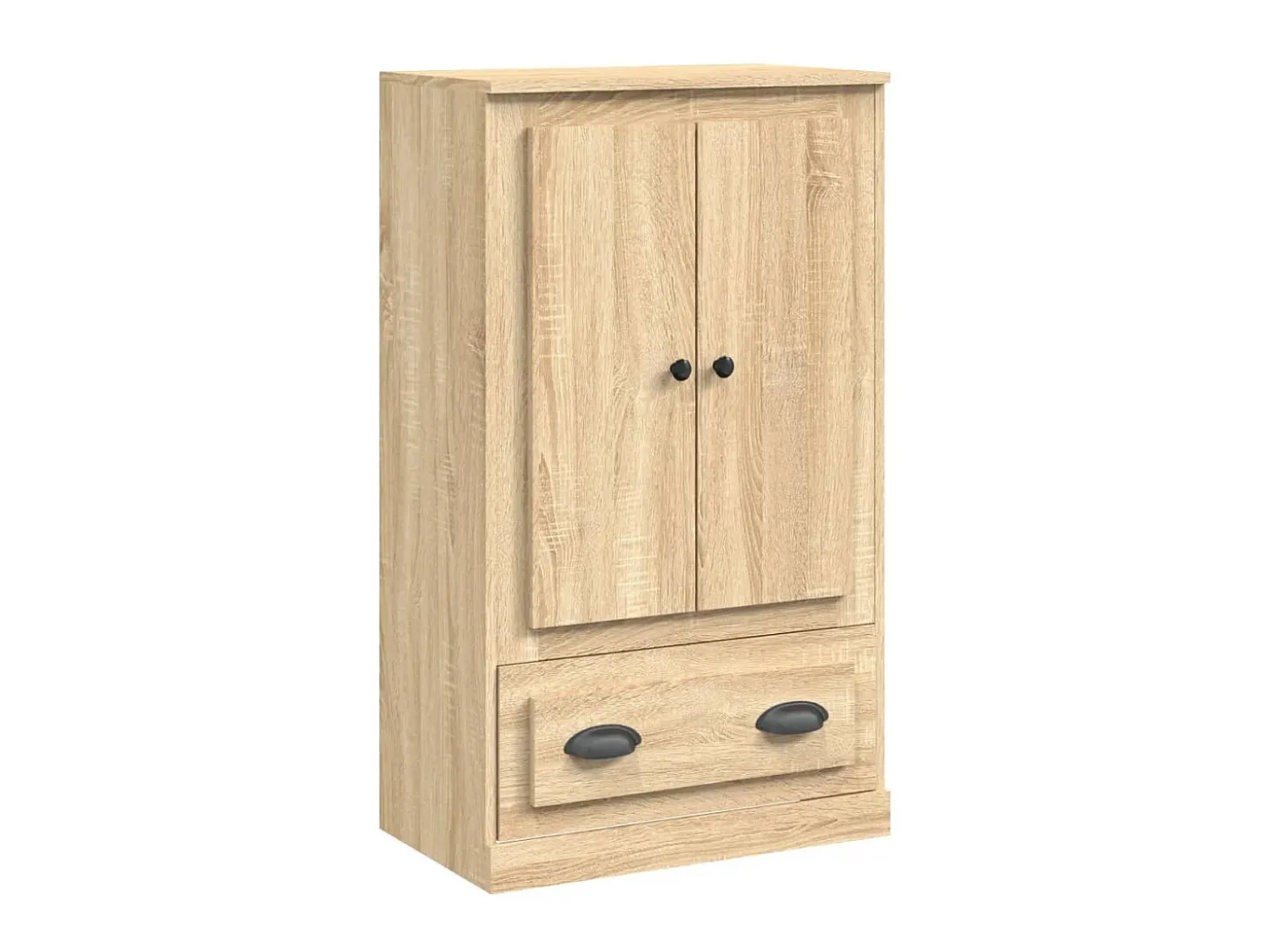 Aparador de madera contrachapada roble Sonoma 60x35,5x103,5 cm ES82819