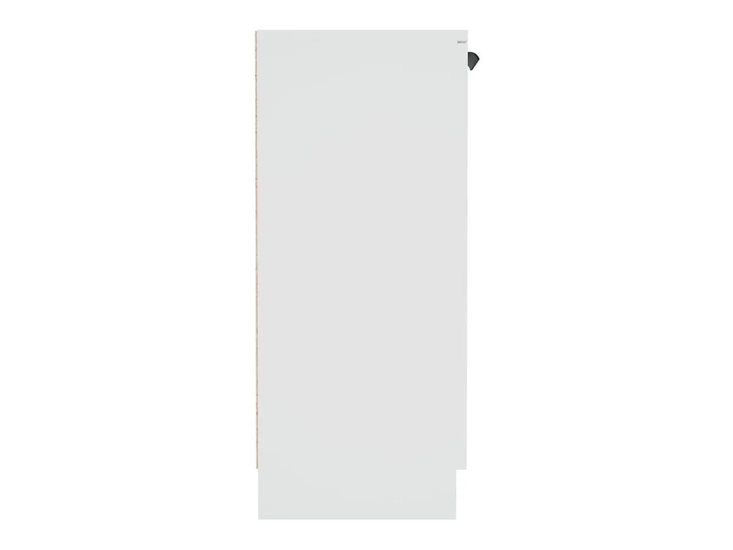 Aparador de madera contrachapada blanco 60x30x70 cm ES19336