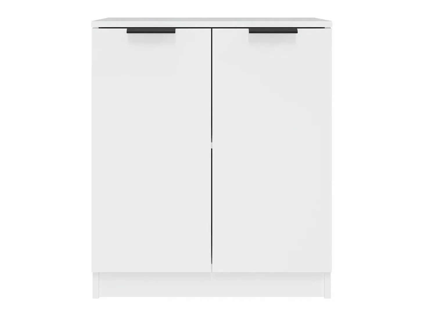 Aparador de madera contrachapada blanco 60x30x70 cm ES19336
