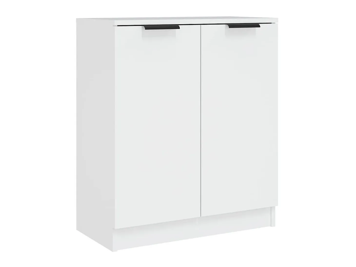 Aparador de madera contrachapada blanco 60x30x70 cm ES19336