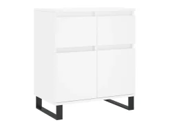 Aparador de madera contrachapada blanco 60x35x70 cm ES45325