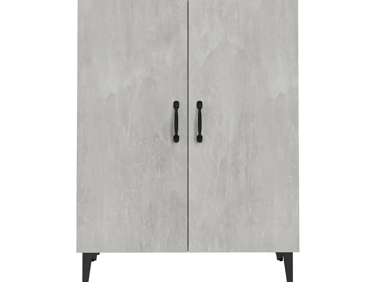 Aparador de madera contrachapada gris hormigón 70x34x90 cm ES43917