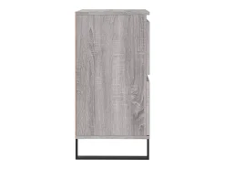 Aparador de madera contrachapada gris Sonoma 60x35x70 cm