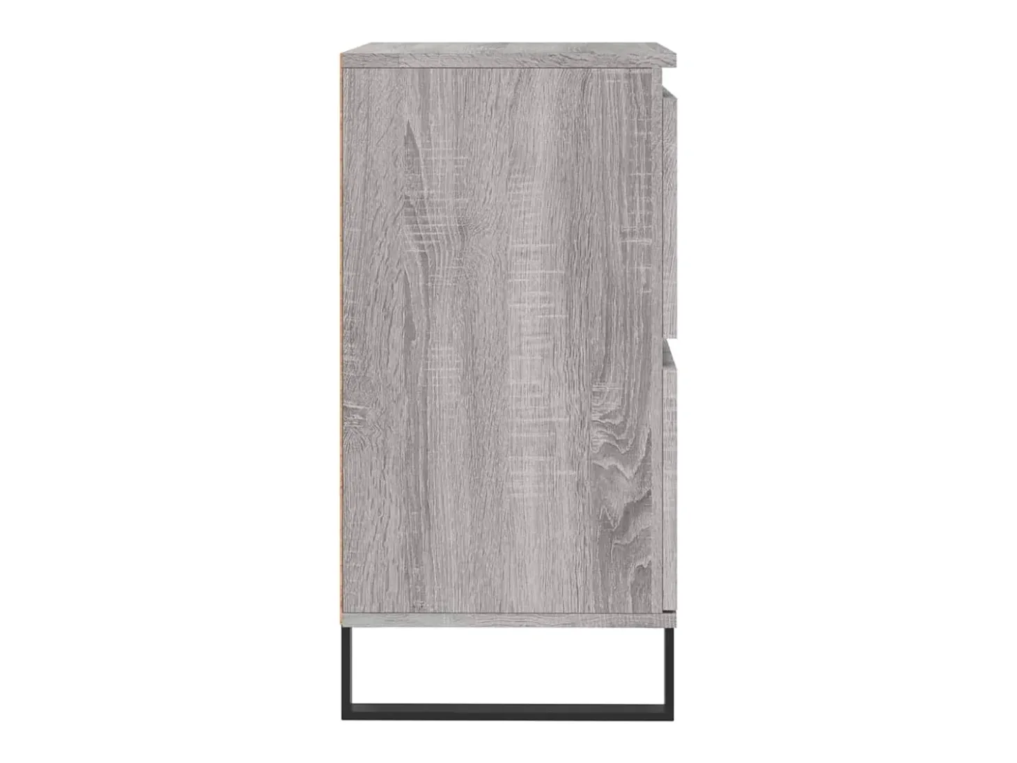 Aparador de madera contrachapada gris Sonoma 60x35x70 cm
