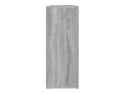 Aparador de madera contrachapada gris Sonoma 91x29,5x75 cm