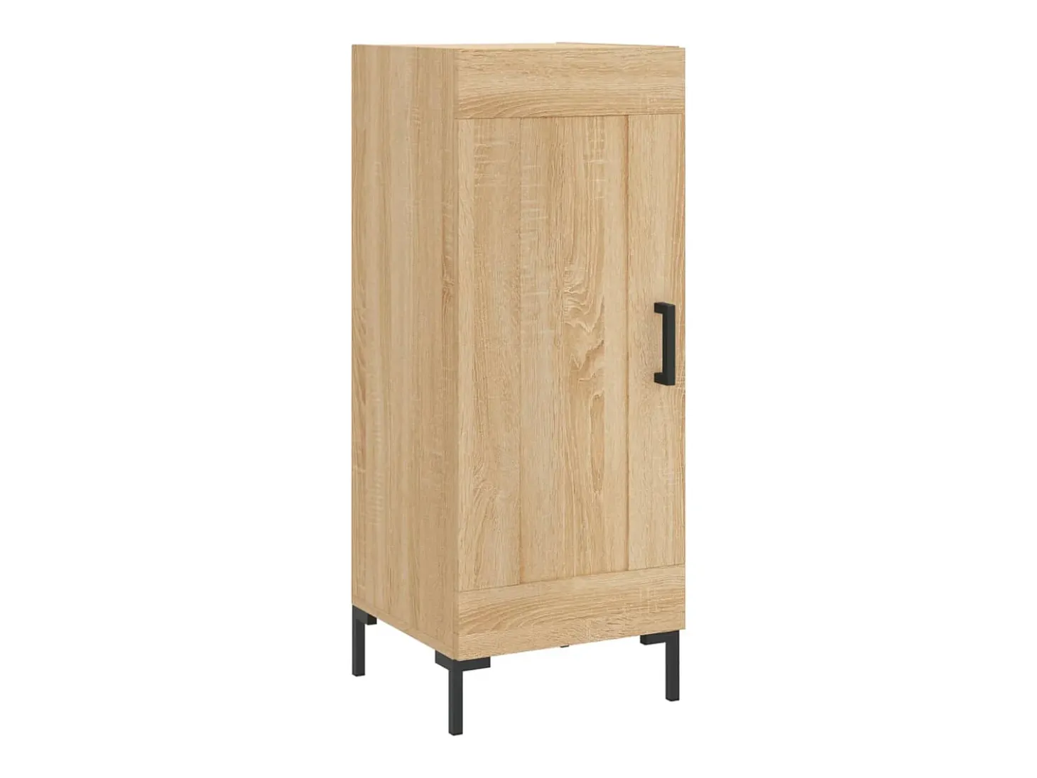 Aparador de madera contrachapada roble Sonoma 34,5x34x180 cm