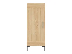 Aparador de madera contrachapada roble Sonoma 34,5x34x180 cm