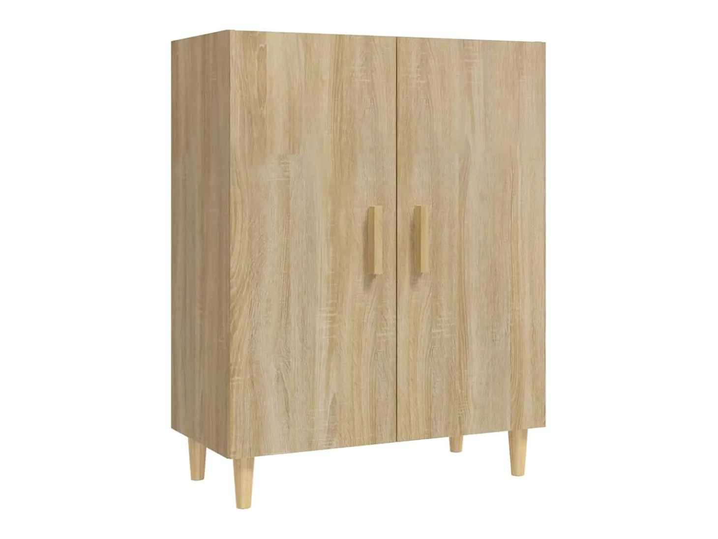 Aparador de madera contrachapada roble Sonoma 70x34x90 cm