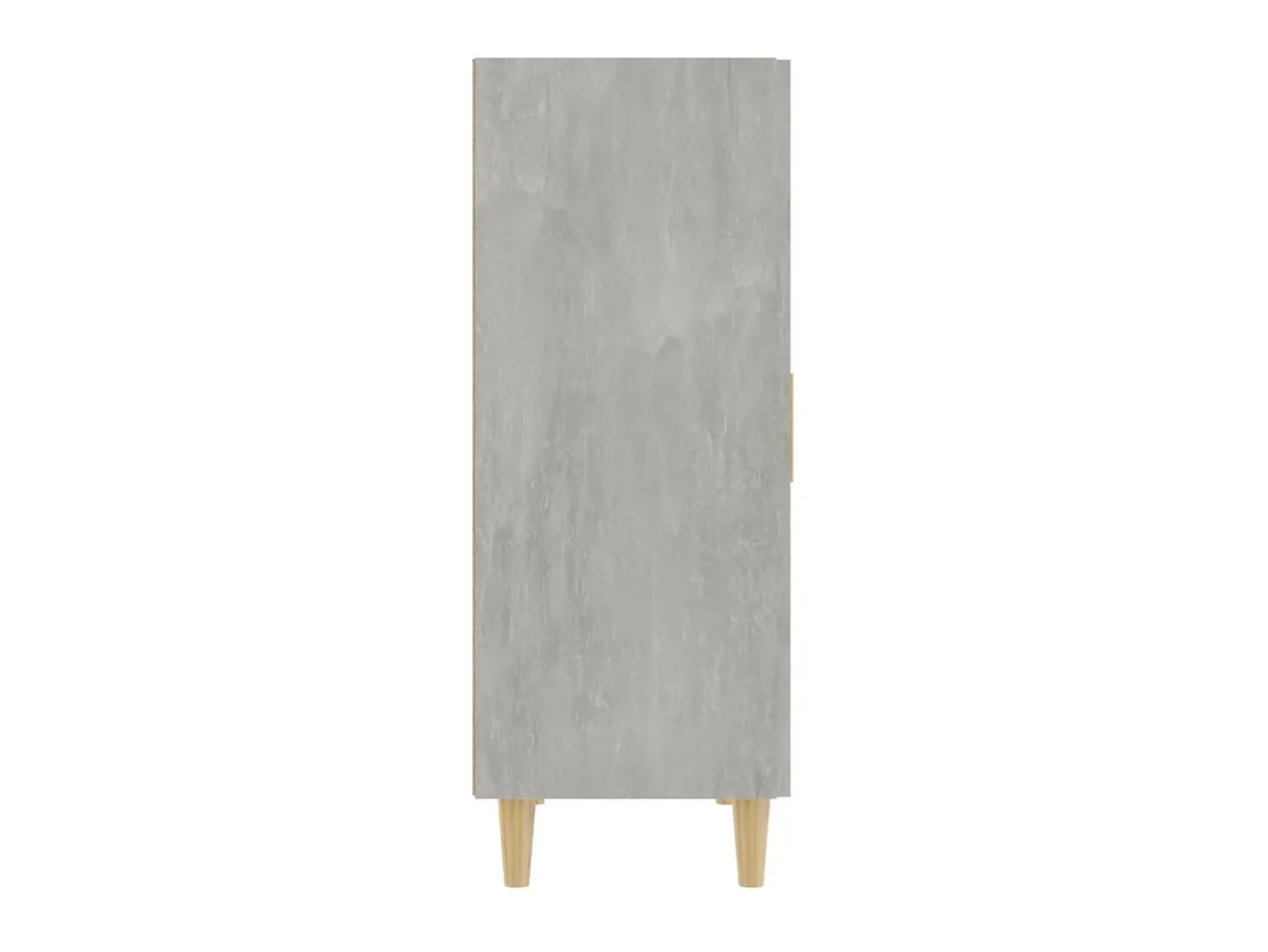 Aparador de madera contrachapada gris hormigón 70x34x90 cm ES91634