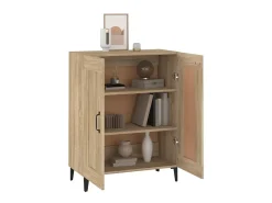 Aparador de madera contrachapada color roble 69,5x34x90 cm ES15670