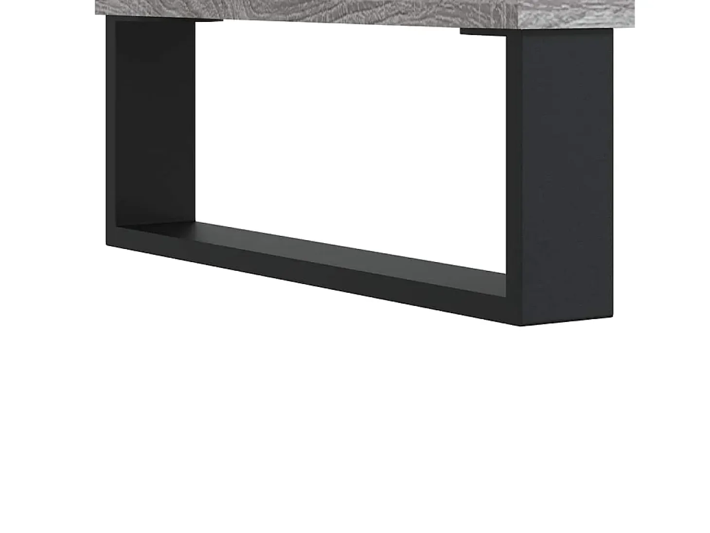 Aparador de madera contrachapada gris Sonoma 60x35x70 cm