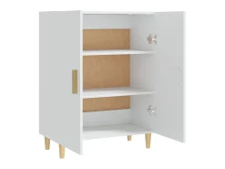 Aparador de madera contrachapada blanco 70x34x90 cm ES74511