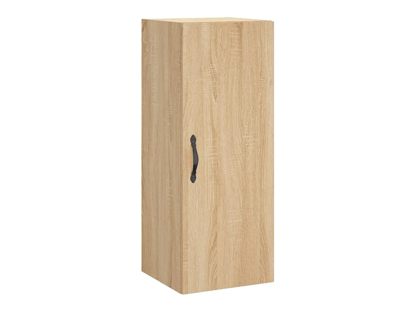 Aparador de madera contrachapada roble Sonoma 34,5x34x180 cm ES53063