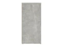 Aparador de madera contrachapada gris hormigón 40x33x70 cm ES75247