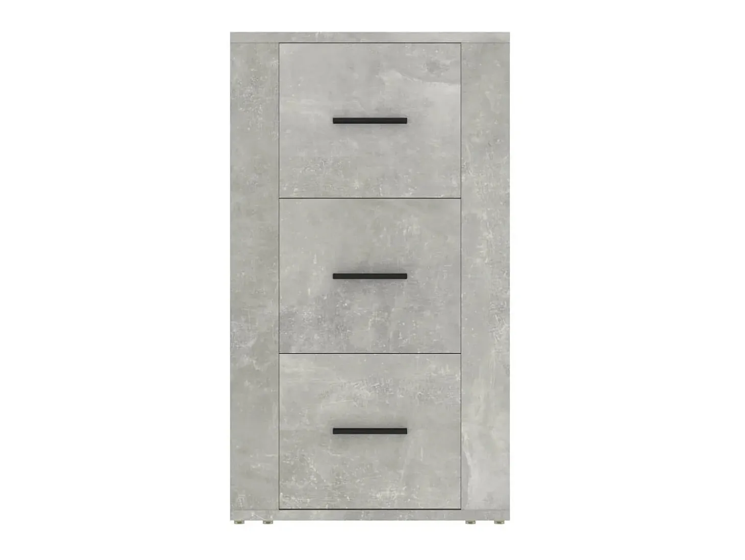 Aparador de madera contrachapada gris hormigón 40x33x70 cm ES75247