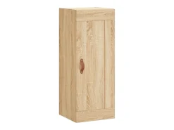 Aparador de madera contrachapada roble Sonoma 34,5x34x180 cm