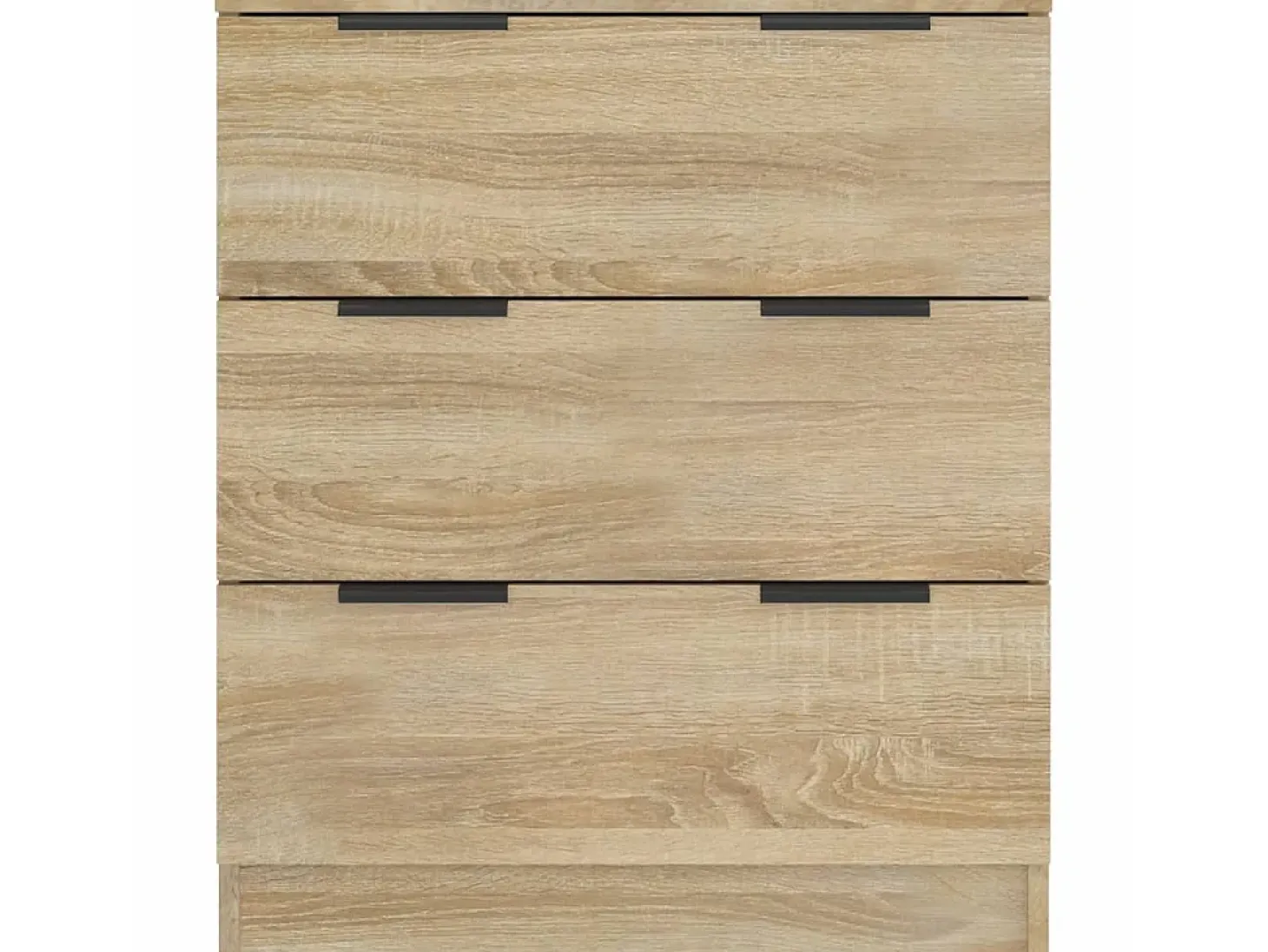 Aparador de madera contrachapada color roble Sonoma 60x30x70 cm ES84910
