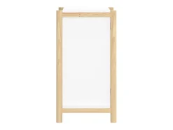 Aparador de madera contrachapada blanco 62x38x70 cm