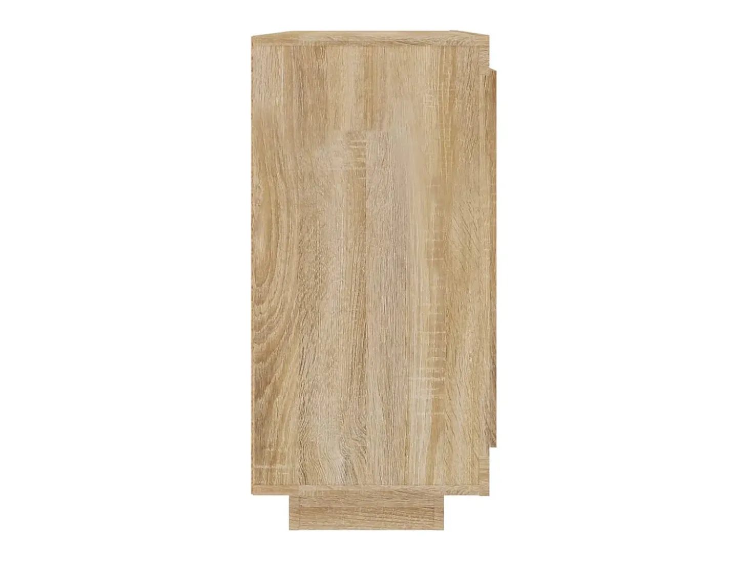 Aparador de madera contrachapada color roble Sonoma 92x35x75 cm