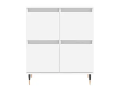 Aparador de madera contrachapada blanco 60x35x70 cm ES38420