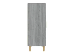 Aparador de madera contrachapada gris Sonoma 70x34x90 cm ES79400