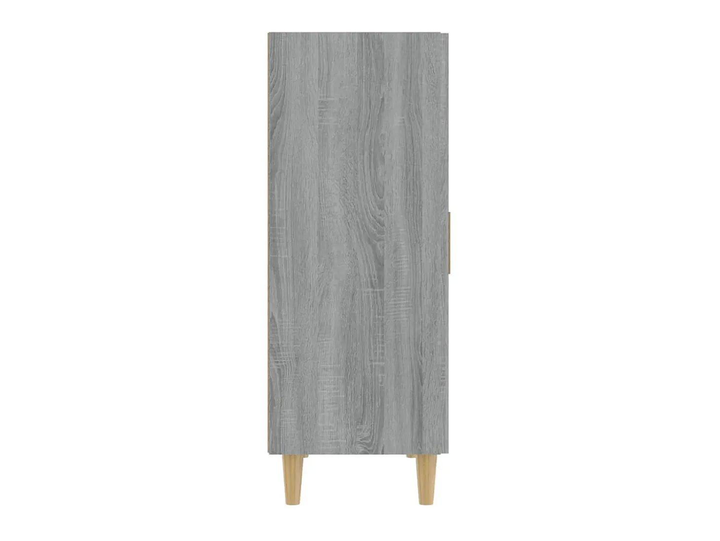 Aparador de madera contrachapada gris Sonoma 70x34x90 cm ES79400