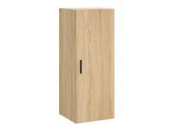 Aparador de madera contrachapada roble Sonoma 34,5x34x180 cm ES61134