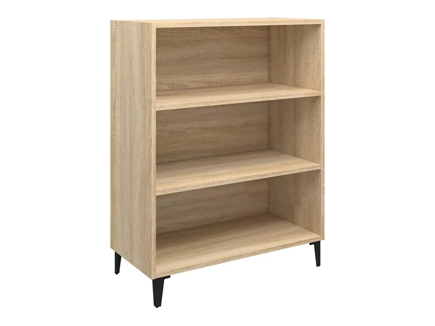Aparador de madera contrachapada roble Sonoma 69,5x32,5x90 cm ES381641