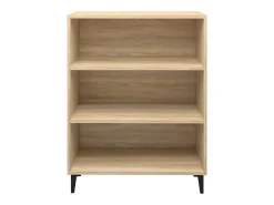 Aparador de madera contrachapada roble Sonoma 69,5x32,5x90 cm ES381641