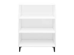 Aparador de madera contrachapada blanco 69,5x32,5x90 cm ES64864