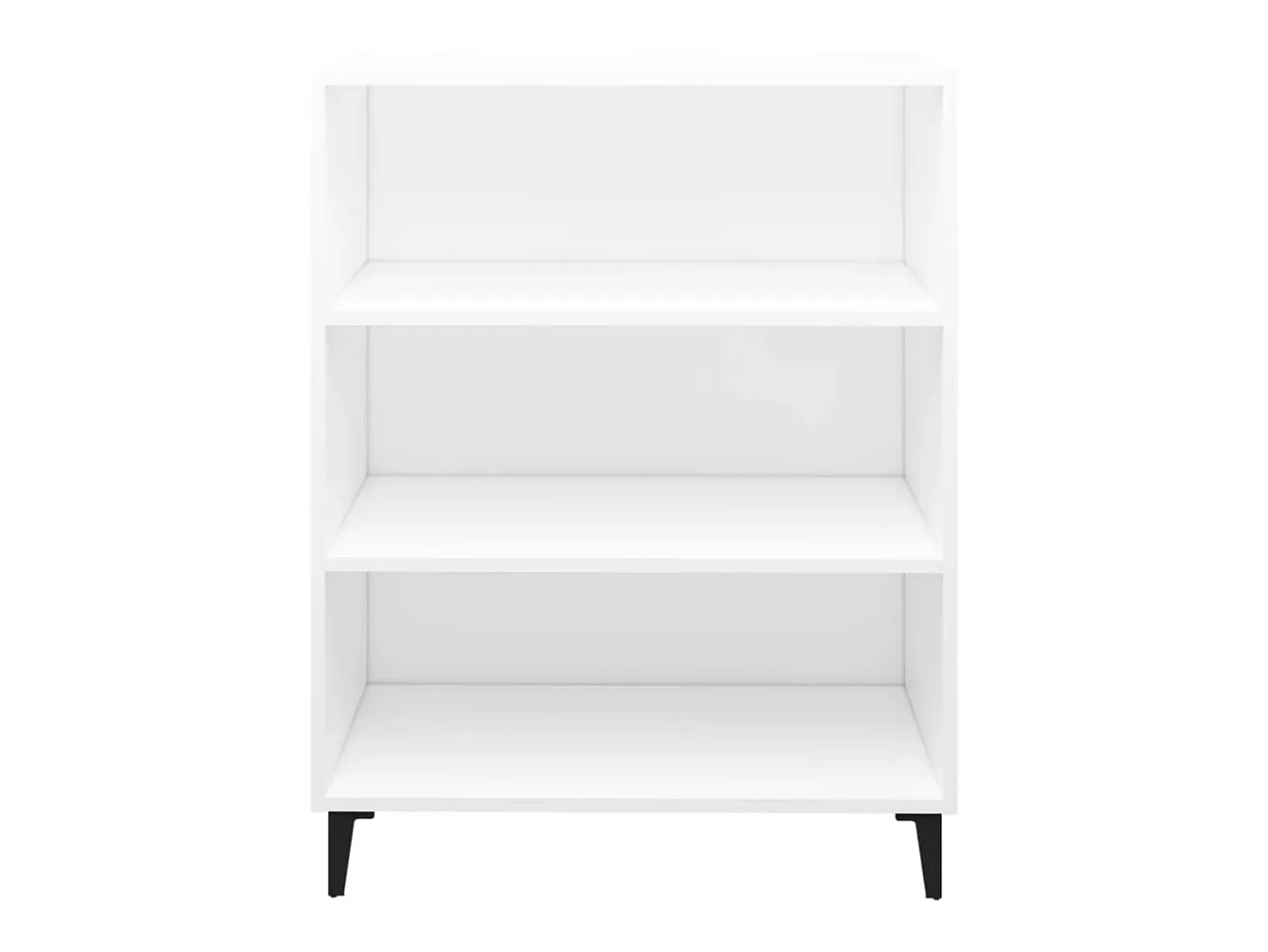 Aparador de madera contrachapada blanco 69,5x32,5x90 cm ES64864