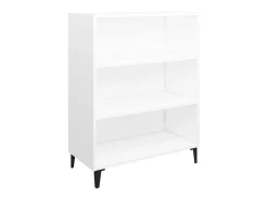 Aparador de madera contrachapada blanco 69,5x32,5x90 cm ES64864