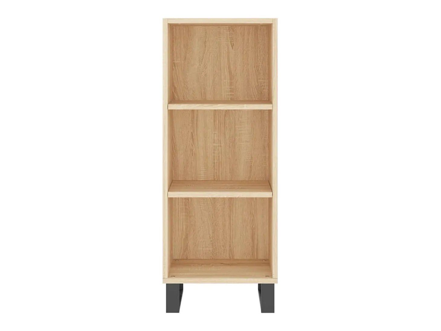 Aparador de madera contrachapada roble Sonoma 34,5x34x180 cm