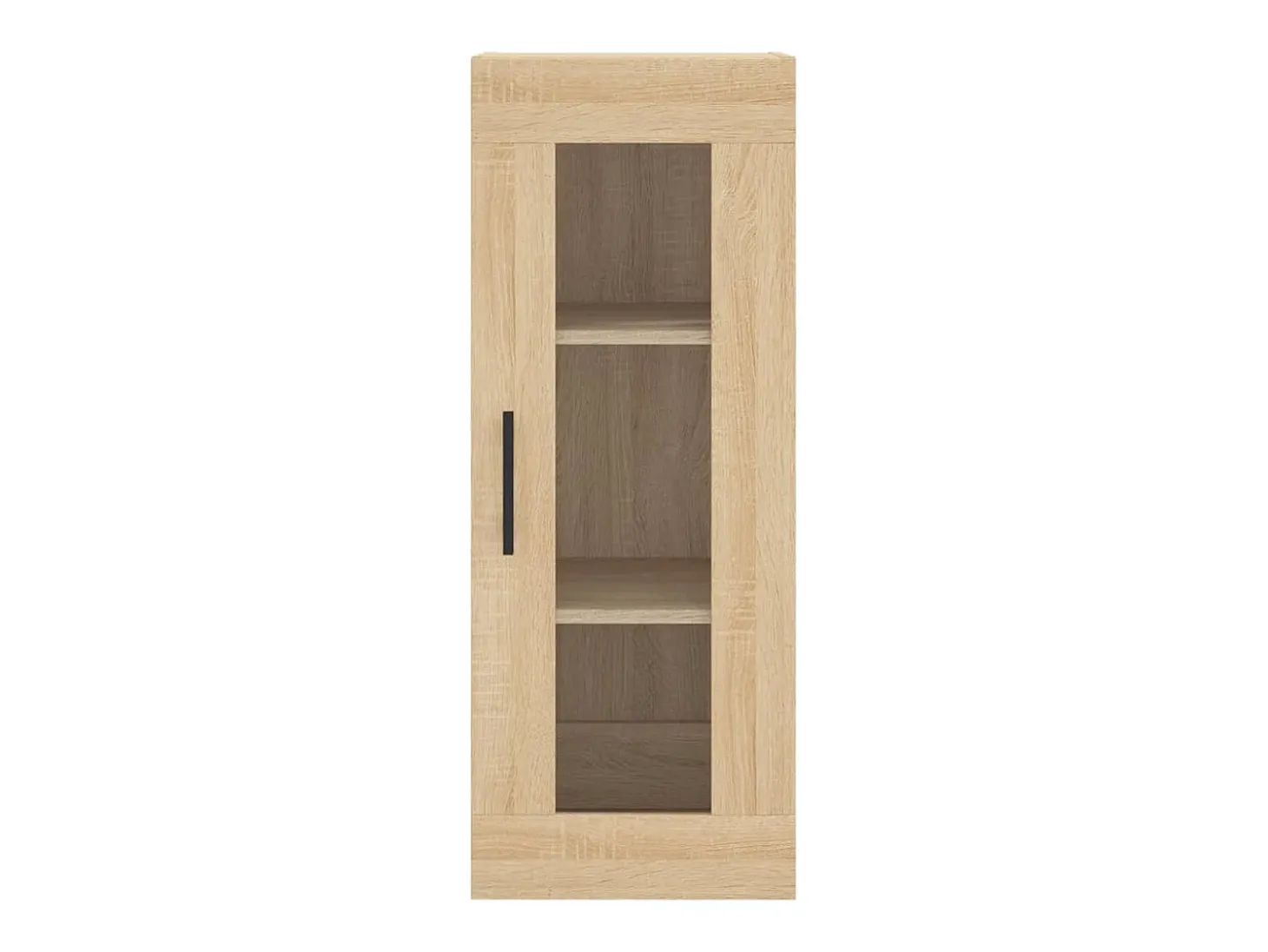 Aparador de madera contrachapada roble Sonoma 34,5x34x180 cm