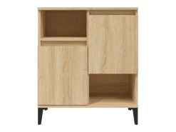 Aparador de madera contrachapada roble Sonoma 60x35x70 cm ES43123