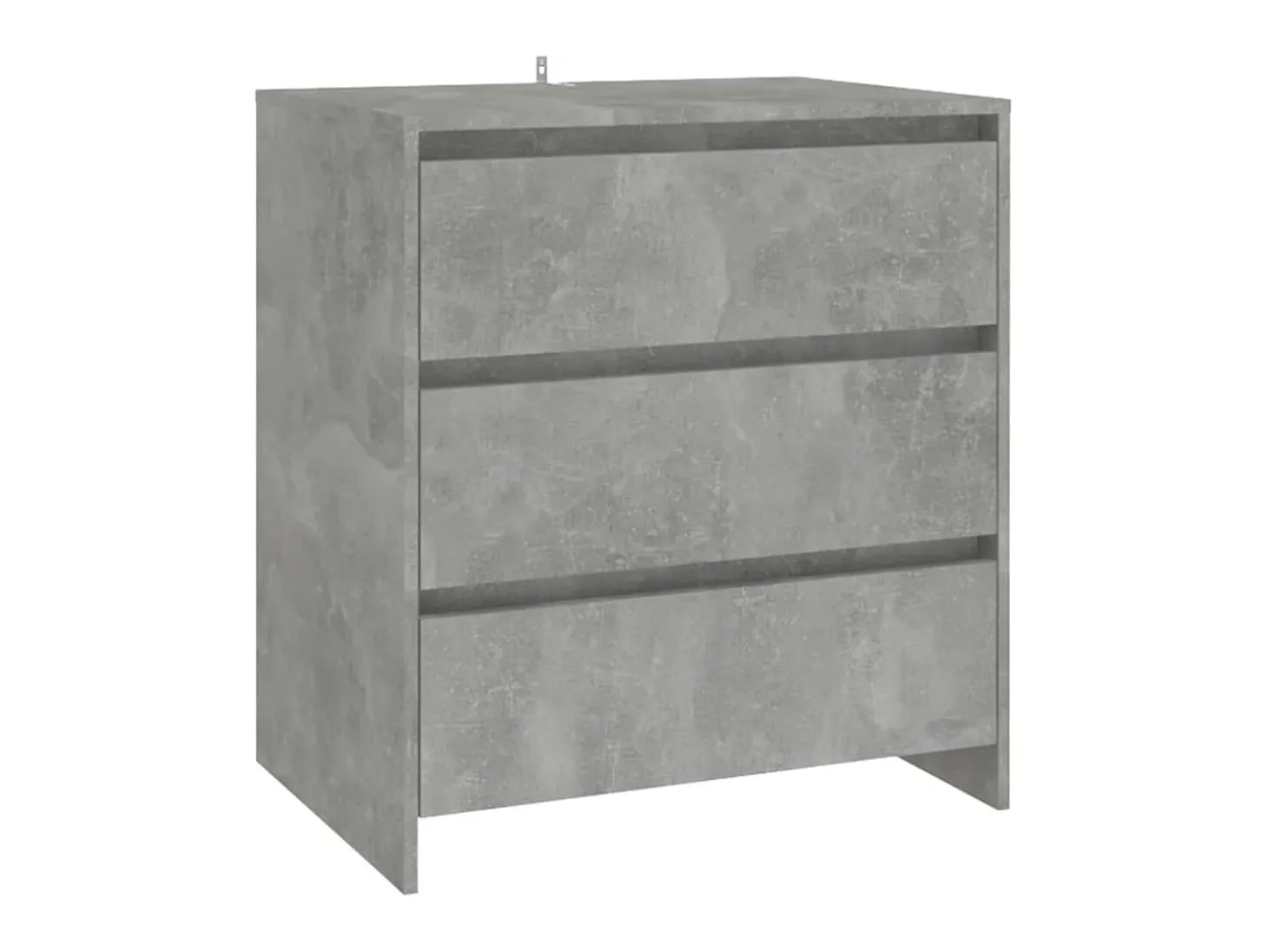 Aparador de madera contrachapada gris hormigón 70x41x75 cm ES36194