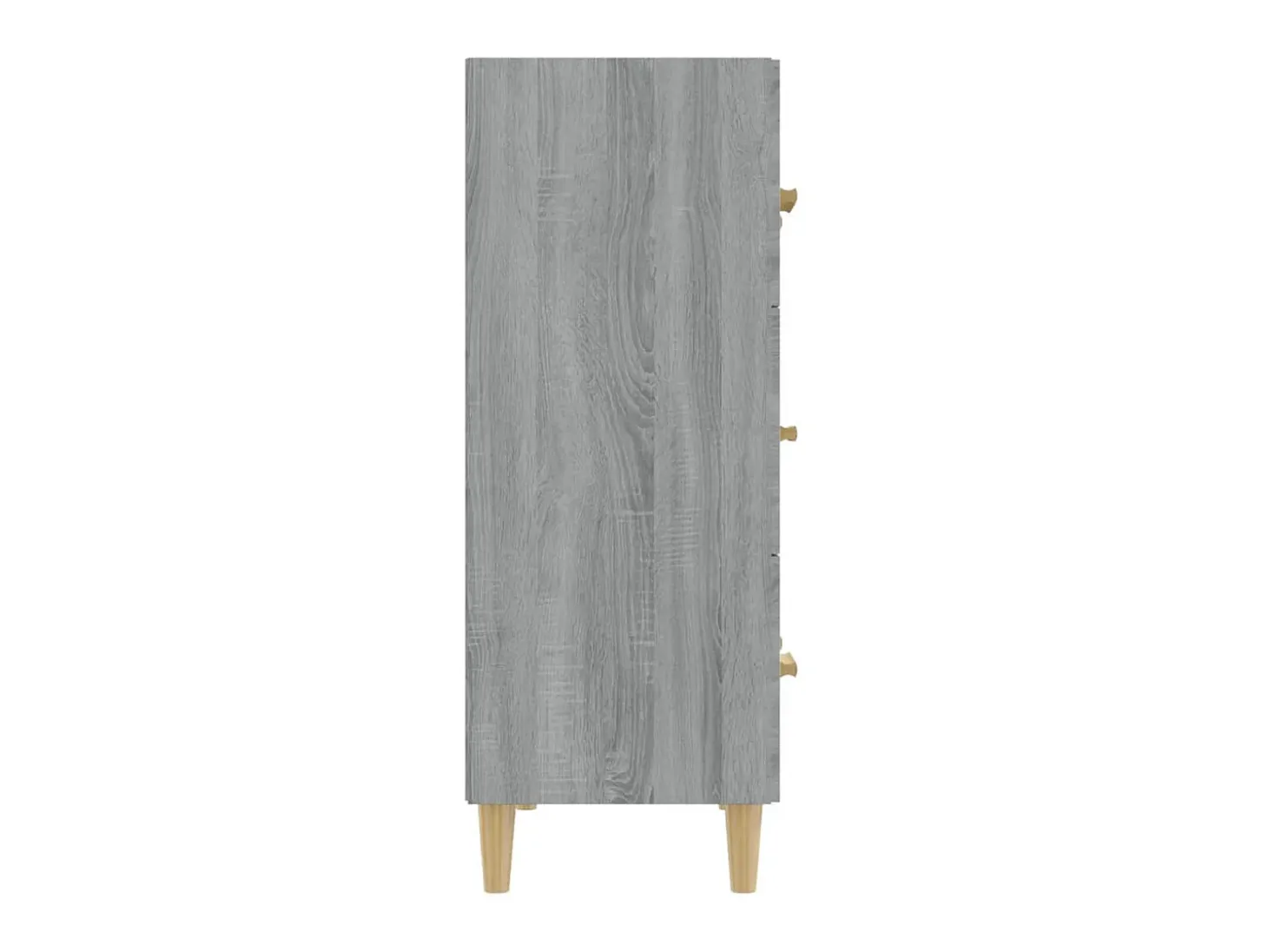 Aparador de madera contrachapada gris Sonoma 70x34x90 cm ES19522