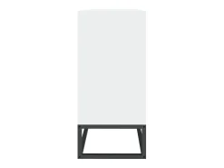 Aparador de madera contrachapada blanco 105x30x65 cm ES435889