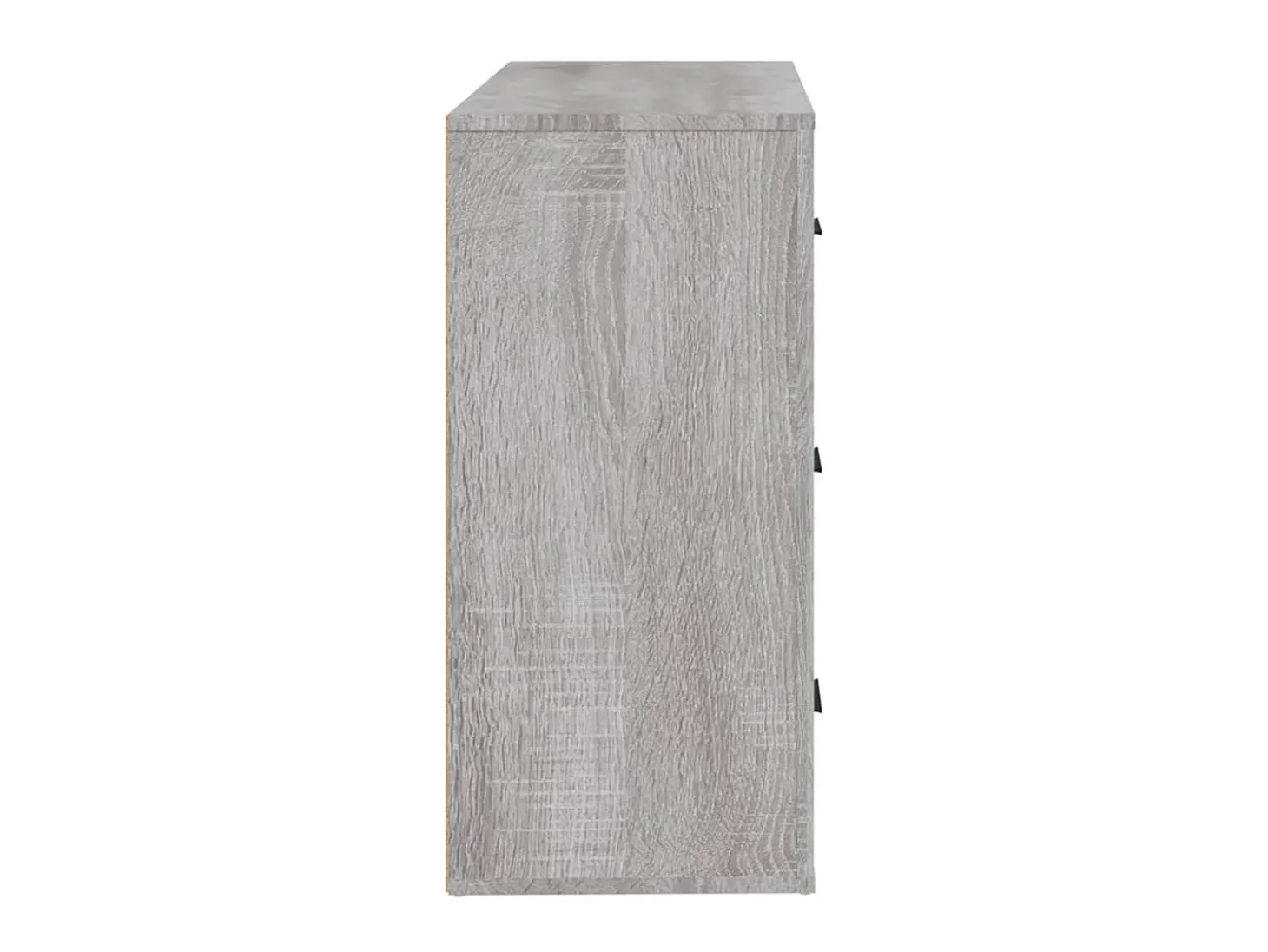 Aparador de madera contrachapada gris Sonoma 80x33x70 cm ES53698