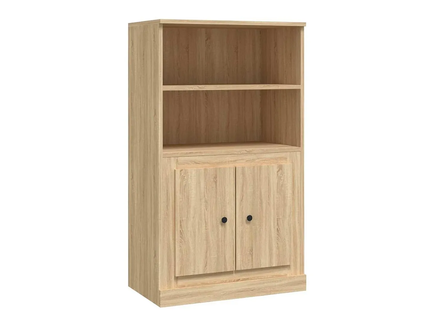 Aparador de madera contrachapada roble Sonoma 60x35,5x103,5 cm