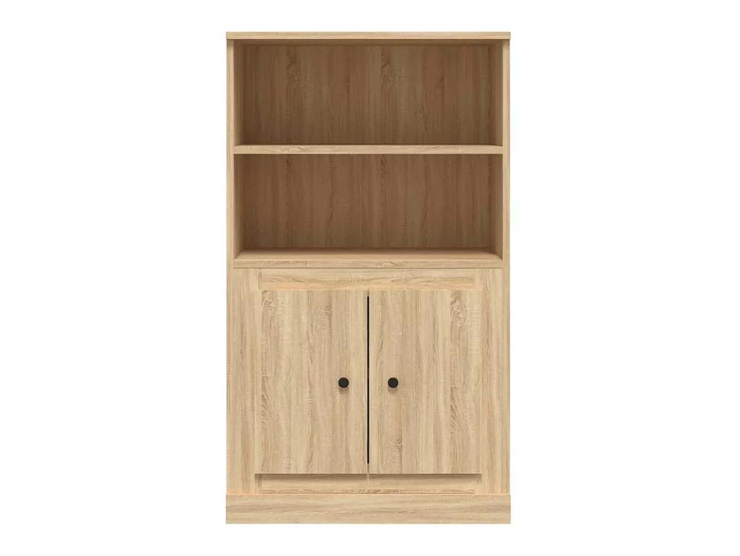 Aparador de madera contrachapada roble Sonoma 60x35,5x103,5 cm