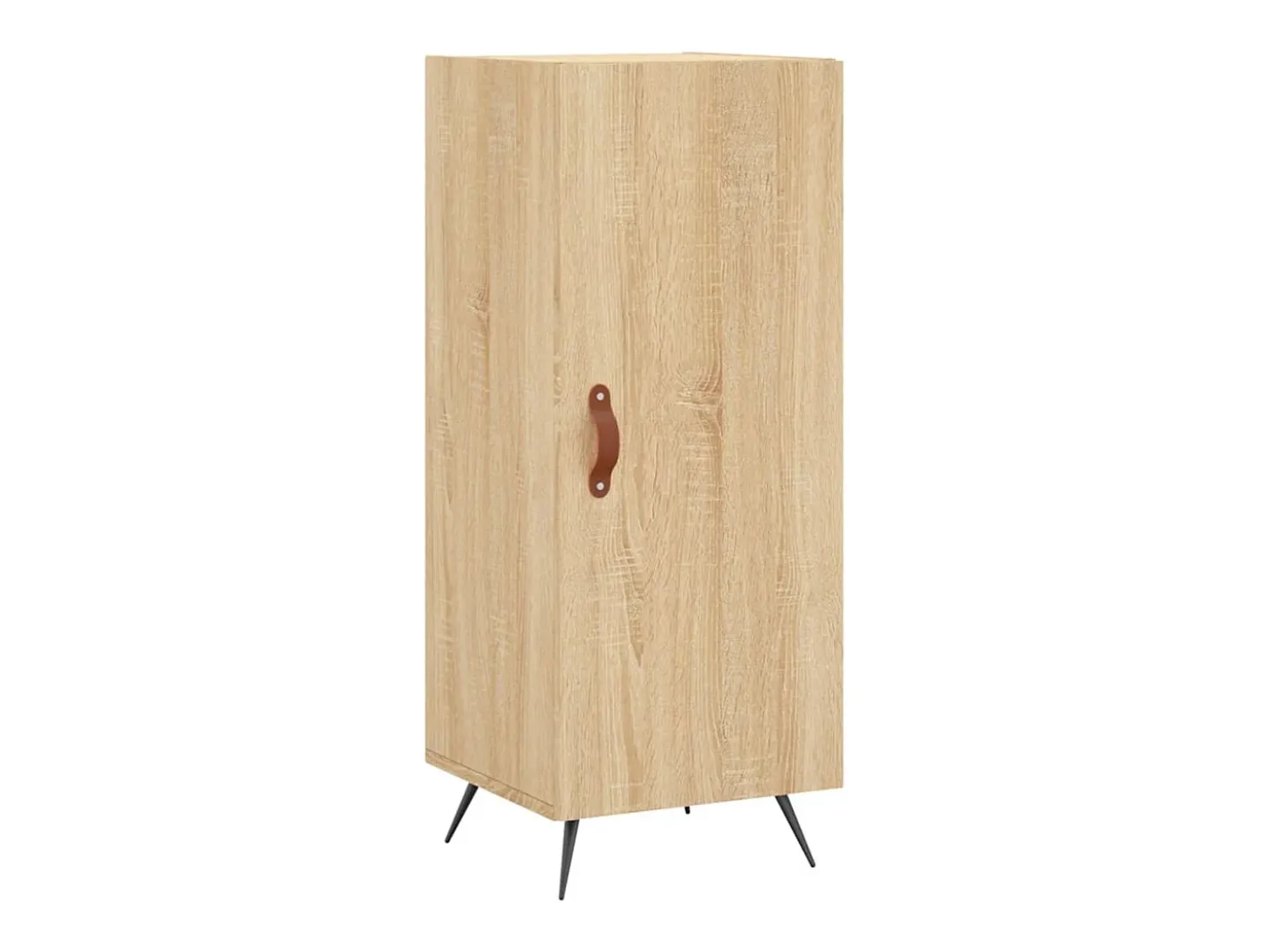 Aparador de madera contrachapada roble Sonoma 34,5x34x180 cm
