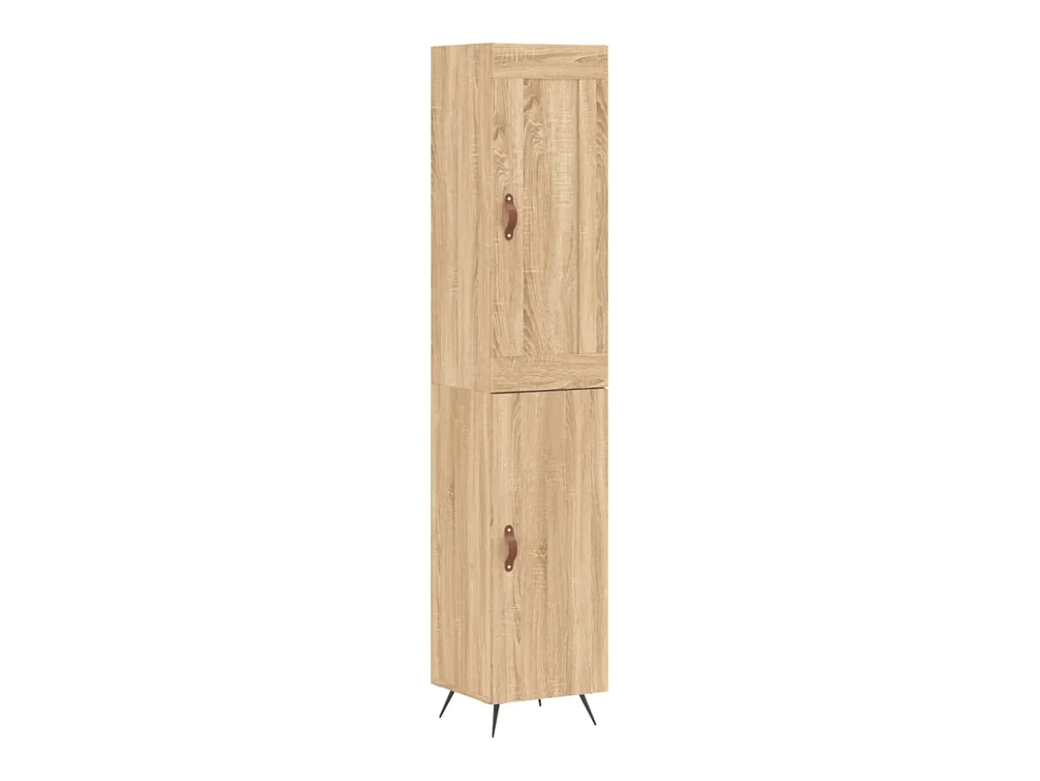 Aparador de madera contrachapada roble Sonoma 34,5x34x180 cm