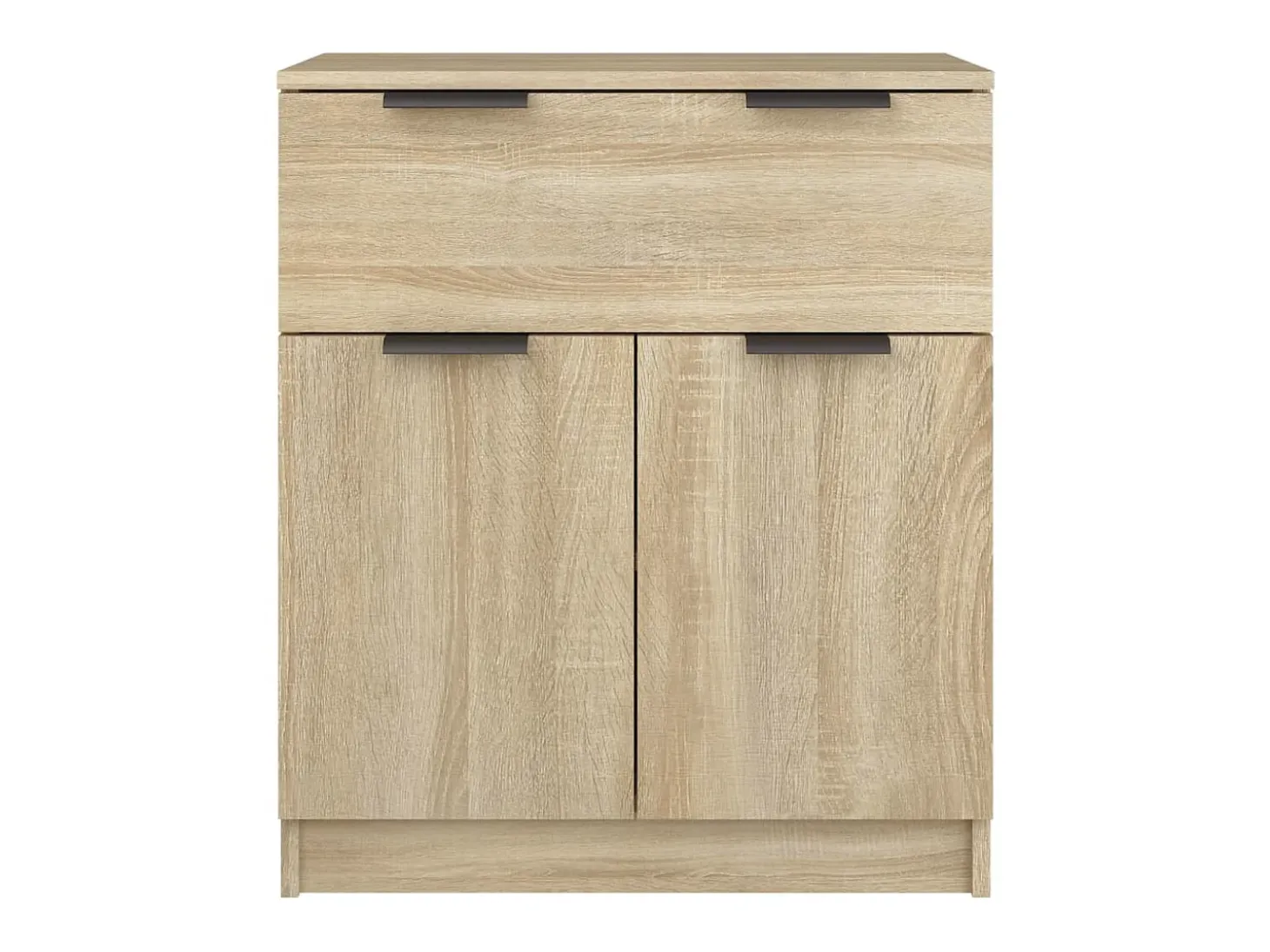 Aparador de madera contrachapada color roble Sonoma 60x30x70 cm ES65359