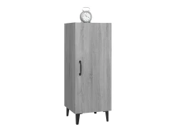 Aparador de madera contrachapada gris Sonoma 34,5x34x90 cm ES88654