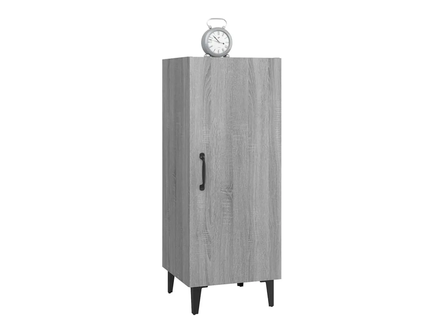 Aparador de madera contrachapada gris Sonoma 34,5x34x90 cm ES88654