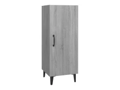 Aparador de madera contrachapada gris Sonoma 34,5x34x90 cm ES88654