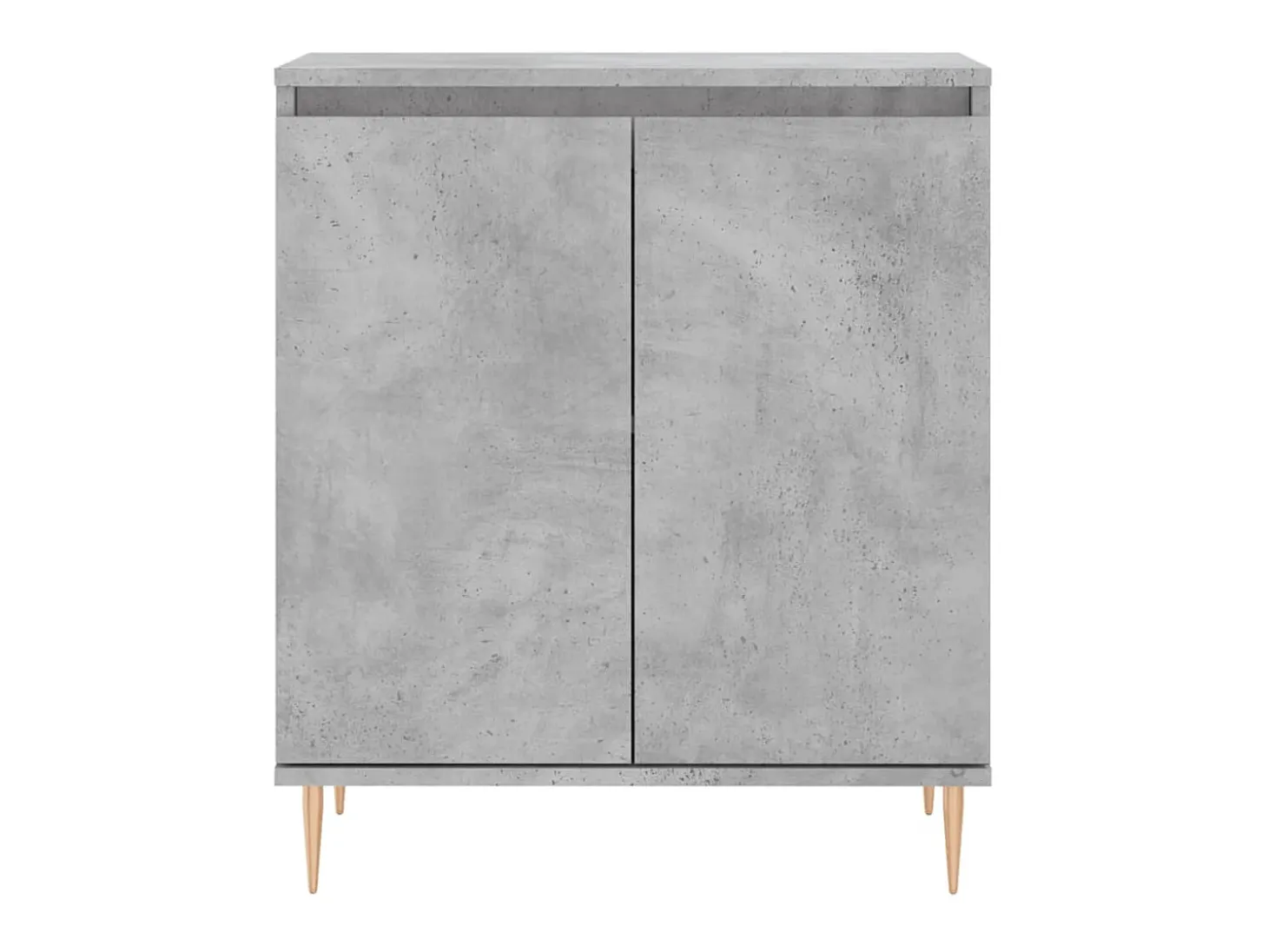 Aparador de madera contrachapada gris hormigón 60x35x70 cm ES15069