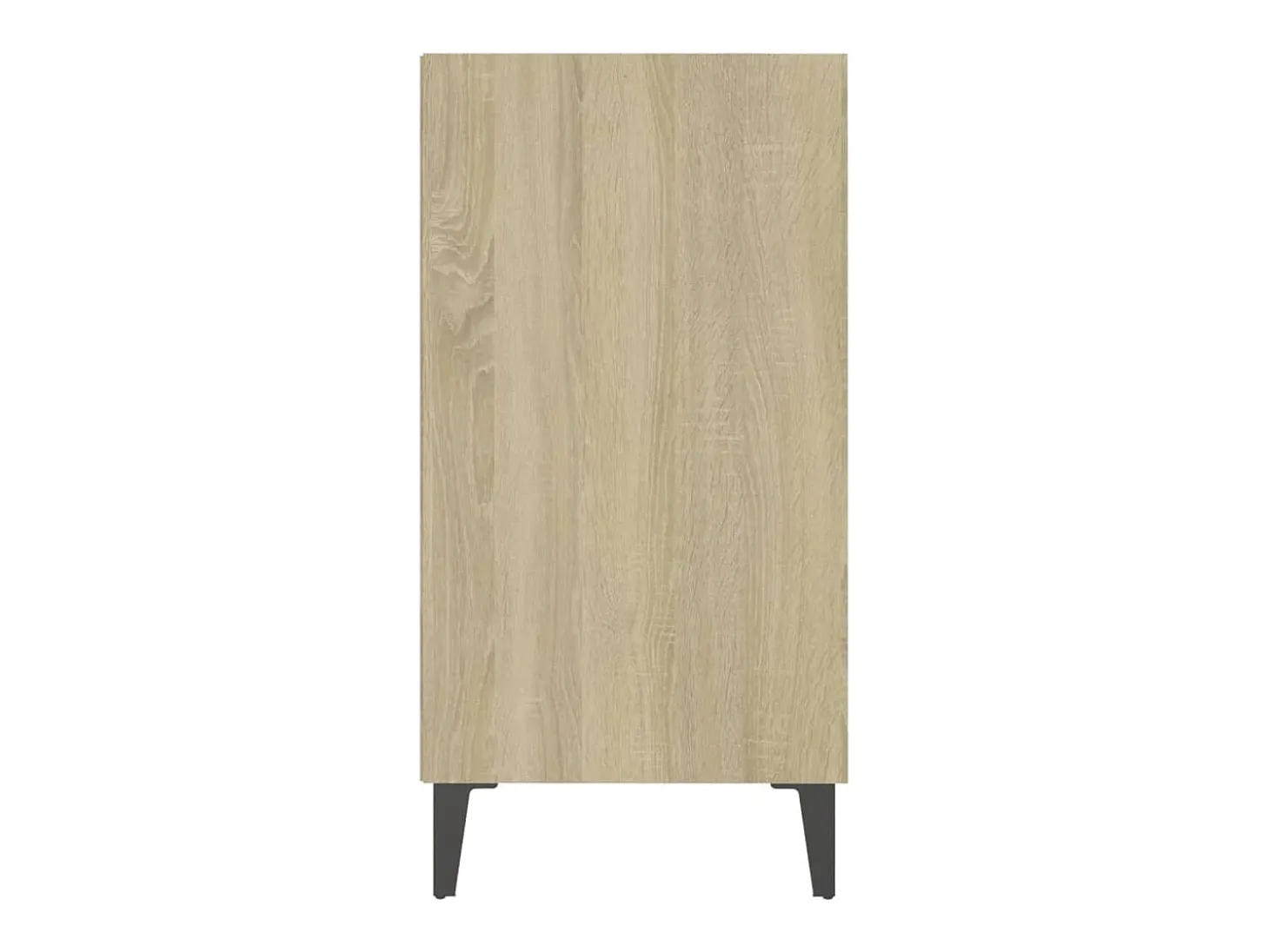 Aparador de madera contrachapada color roble Sonoma 57x35x70 cm