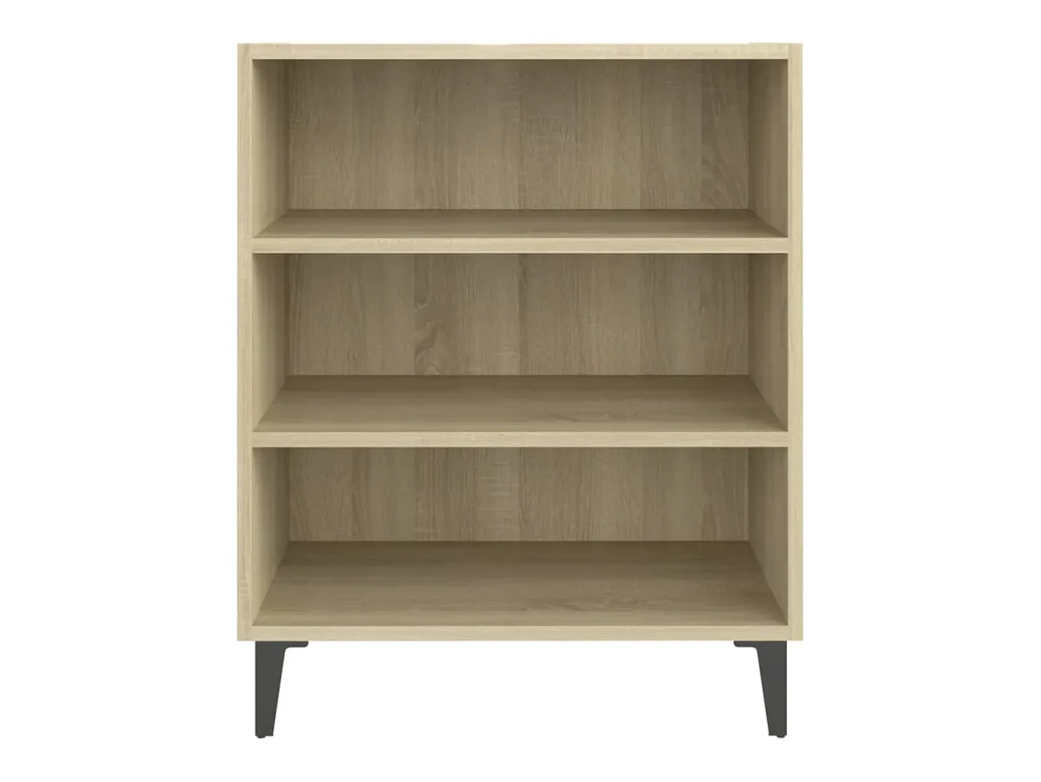 Aparador de madera contrachapada color roble Sonoma 57x35x70 cm